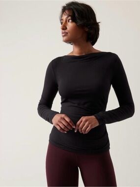 Athleta Weekender Black Top